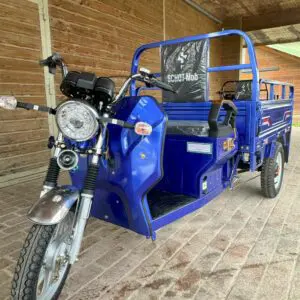Triporteur bleu de Schot Mob